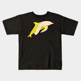 Banana Dolphin Kids T-Shirt